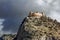 View of the Castello utveggio on mount Pellegrino in Palermo.Sicily