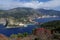 View from castle in assos, kefalonia, greece