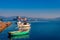 View of the castle of Bourtzi in Nafplio