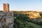 View of castle in CalataÃ±azor, town of Castilla, Spain