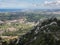 View of the castle Castelo dos Mouros and the cultural landscape of Sintra, Portugal