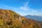 View from Castle Hohenbaden to the Merkur mountain in Baden-Baden