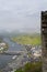 View from the castle Landshut to the german city Bernkastel-Kues