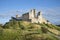 View of the castle ruins of the Livonian order August evening. Rakvere