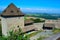 View from the castle ruins on the summer Moravian landscape, Stary Jicin, Czech Republic