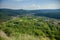 View from castle of Siron on the village Sirok under the castle, Hungary