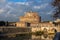 View of the Castle of St. Angel, round castle of the II century