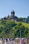 View on castle under town Cochem