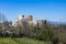 View of the `Castle of the Villa` also known as Romeo`s Castle in Montecchio Maggiore