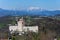 View of the `Castle of the Villa` also known as Romeo`s Castle in Montecchio Maggiore