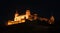 View of the castle of Wuerzburg in Bavaria at night