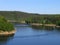 View from castle zvikov on otava and vltava river