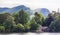 View of Cat Bells over Derwent Water.