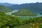 View from Catfish Head Observation Deck at Feitsui Reservoir in Shiding District