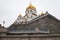 View of the Cathedral of Christ the Saviour in Moscow, Russia. Is a main Russian Orthodox church, a few hundred metres southwest