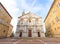 View of the Cathedral of Pienza and Pio II square, Italy