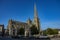 View on the cathedral Saint Tugdual of Treguier