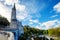 View of the Cathedral-Sanctuary of Lourdes France