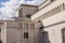 View of Cathedral of Santa Maria de Episcopio, church in Benevento, in a sun day