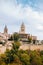 View of the Cathedral of Segovia from Alcazar