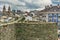 View of the Cathedral and the Wall of Lugo declared World Heritage by Unesco Galicia, Spain