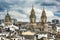 View of the Cathedral and the Wall of Lugo declared World Heritage by Unesco Galicia, Spain