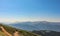 View of the Caucasus Mountains, Rosa Khutor, Sochi, Russia, 2014.