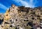 View of Cavusin in Nevsehir Province in Cappadocia, Turkey