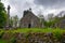 View of the cemetery of the Balquhidder Parish church, Scotland