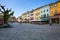 View of the center village of Orta San Giulio, Novara province, Orta lake, Italy.