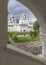 View of the Central courtyard of Rostov Kremlin.