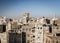 View of central sanaa city old town skyline in yemen