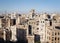 View of central sanaa city old town skyline in yemen