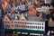 View of the central square of Bruges - closer view from above