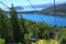 A view from Cerro Campanario hill in Bariloche, Argentina