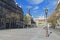 View of the chapel of Saint-Chapelle from the square of Louis Le