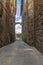 View of a characteristic glimpse of San Gimignano, Italy