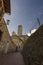 View of a characteristic glimpse of San Gimignano, Italy