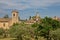 View of the charming medieval village Lourmarin