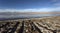 View of Chaxa lagoon in salt flat