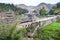 View of Chengyang Wind and Rain Bridge in Sanjiang