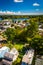 View of Chesapeake City from the Chesapeake City Bridge, Maryland.