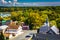 View of Chesapeake City from the Chesapeake City Bridge, Maryland.