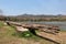 View of the Chet Khot Reservoir in Khao Yai in Thailand