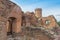 View of The Chindia Tower, ruins and old walls of Princely Court