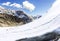 View of Cho La pass, Himalayas in Nepal