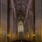 View at the choir of Monastery of Santa Maria da Vitoria in Batalha - Portugal