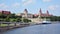 View of Chrobry Shafts and the Oder river from the Castle Route.