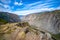 View of the Chulyshman valley with the Chulyshman river at the Katu-Yaryk pass. Altai Republic, Siberia, Russia