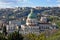 View of a church in the city of Naples, Italy.